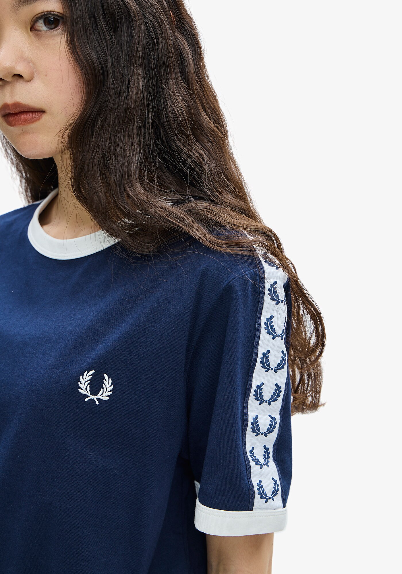 FRED PERRY Taped Ringer T-Shirt サイズL