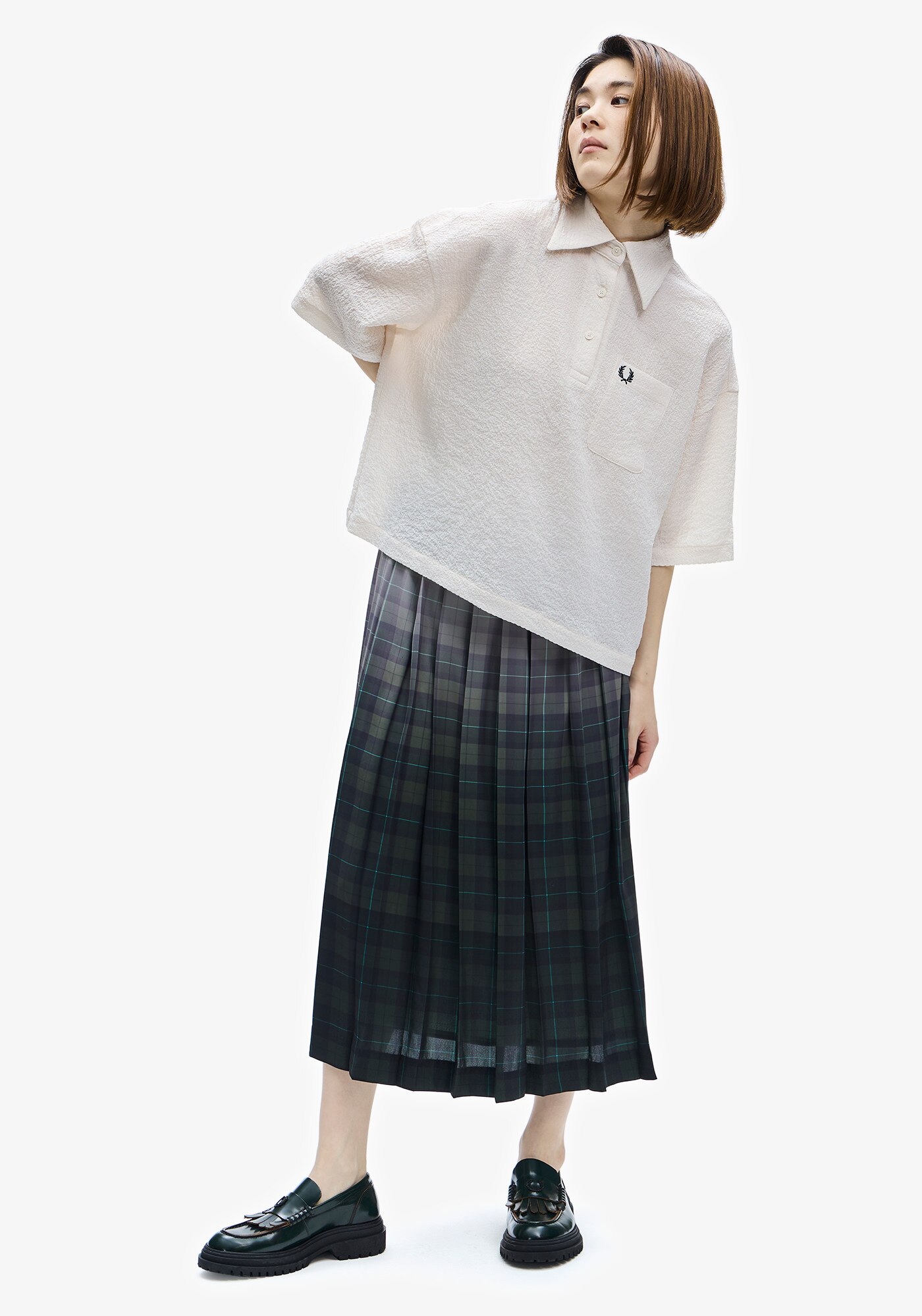 Tartan Print Skirt