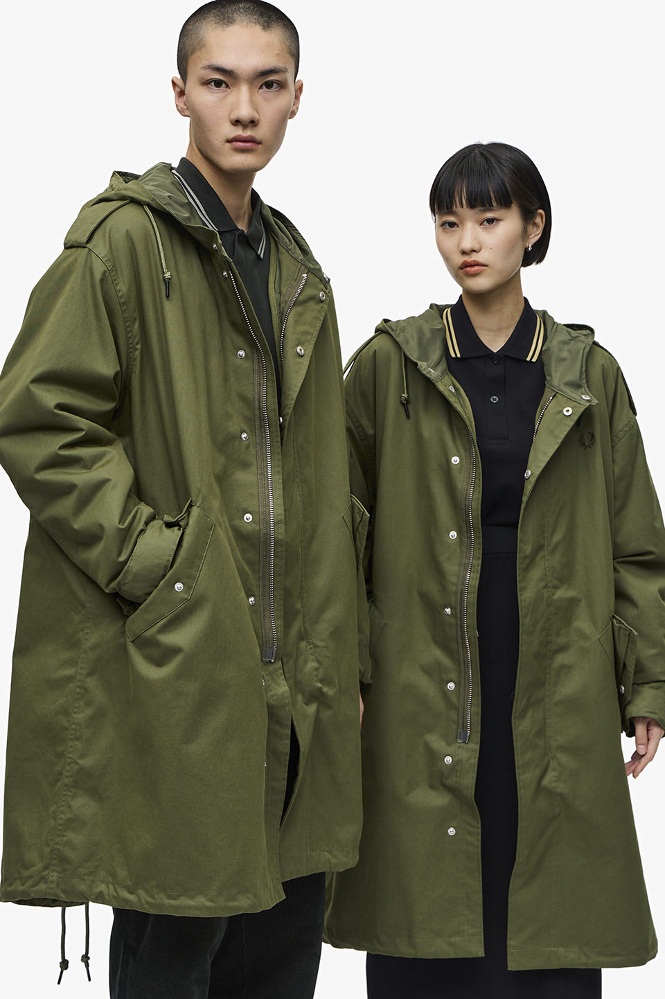 Fur Lined Fishtail Parka|FRED PERRY(フレッドペリー)の通販