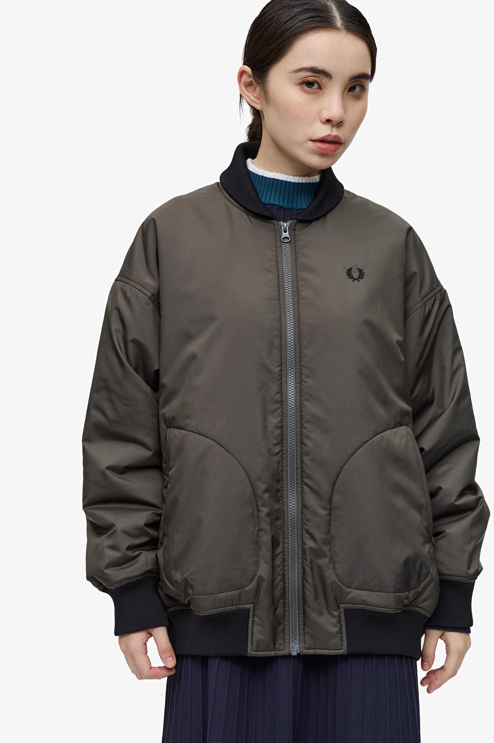 Padded Bomber Jacket|FRED PERRY(フレッドペリー)の通販｜アイルミネ