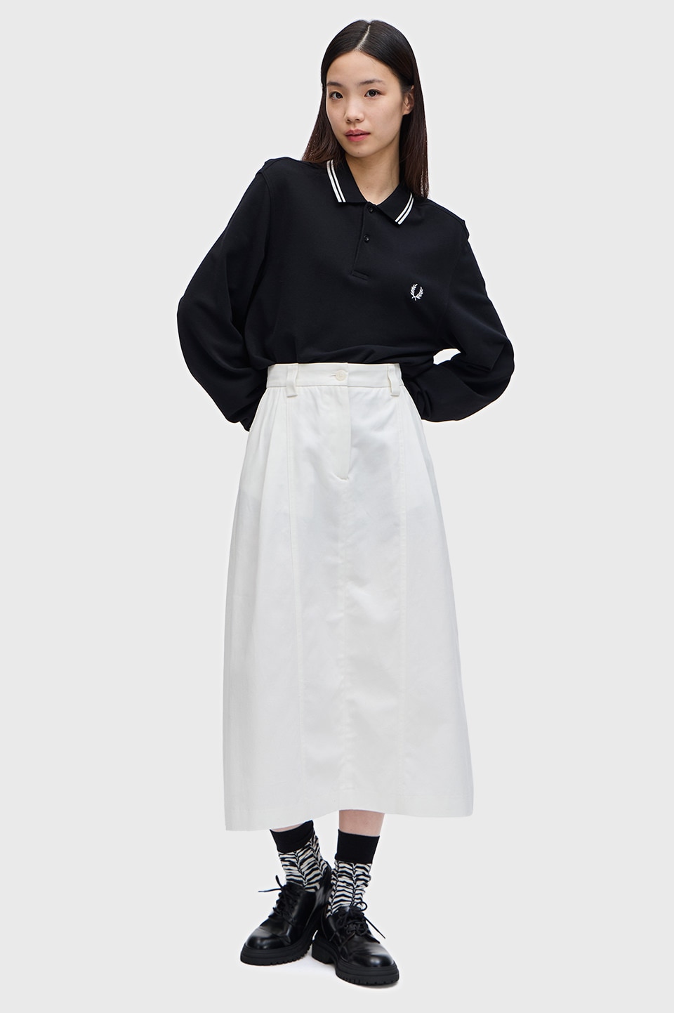 A-Line Twill Skirt|FRED PERRY(フレッドペリー)の通販｜アイルミネ