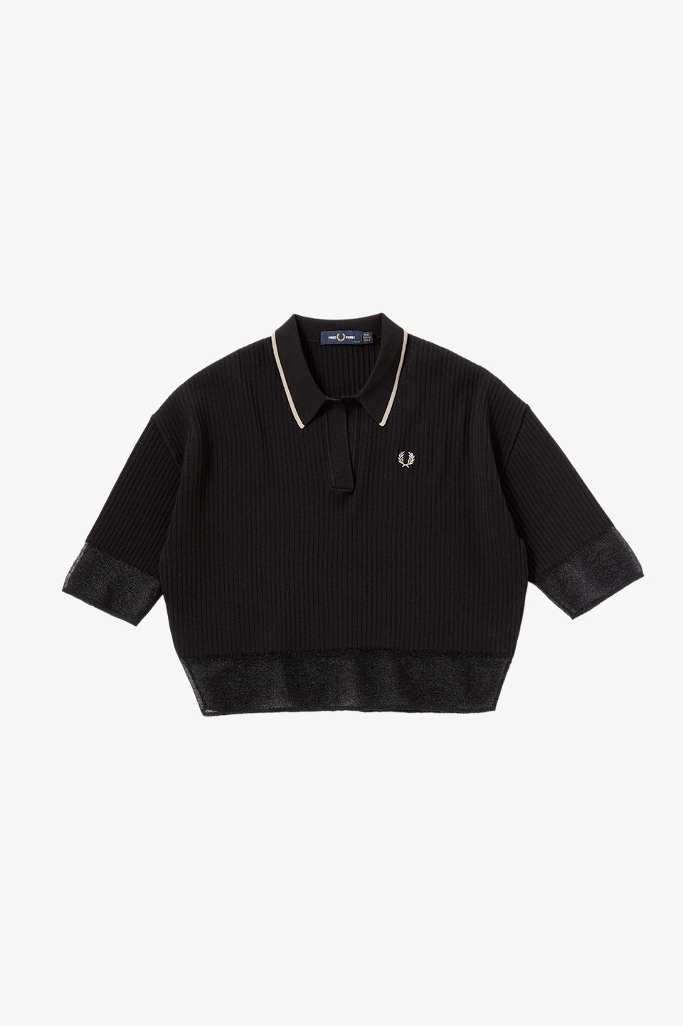 Sheer Trim Knitted Shirt|FRED PERRY(フレッドペリー)の通販｜アイルミネ