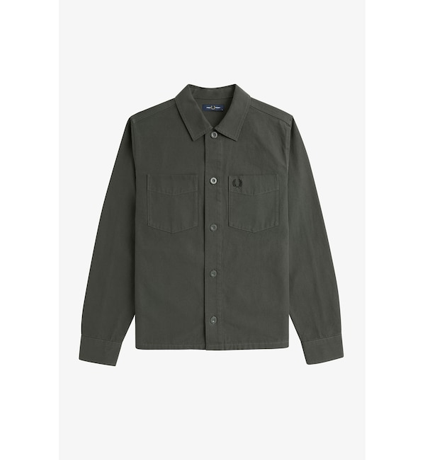 メンズファッションなら|【フレッドペリー/FRED PERRY】 Canvas Overshirt