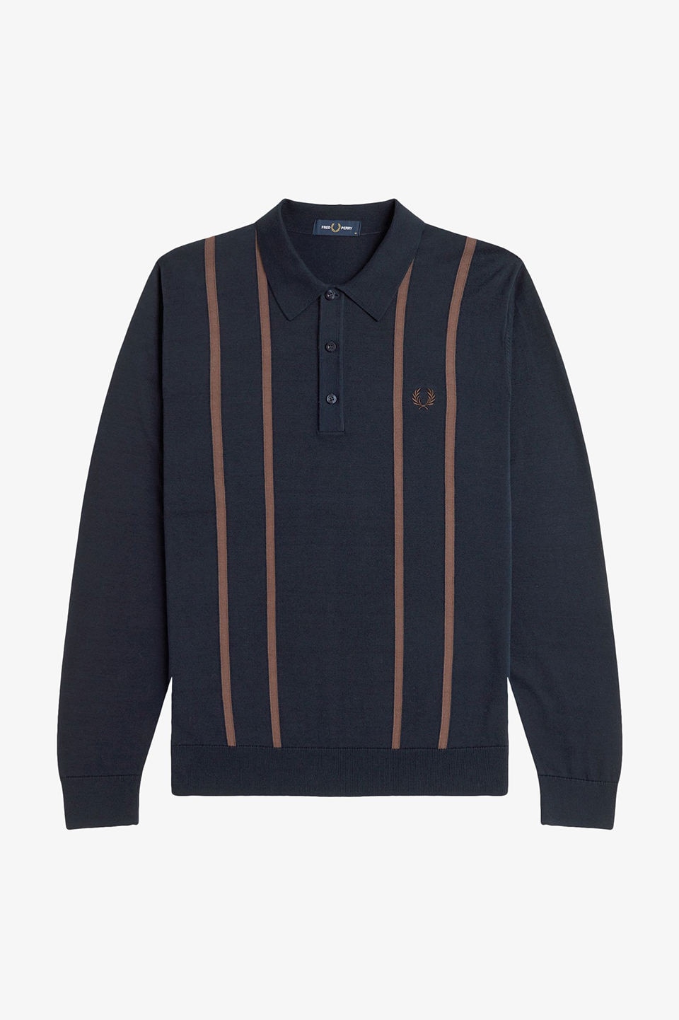 Vertical Stripe Knitted Shirt|FRED PERRY(フレッドペリー)の通販｜アイルミネ