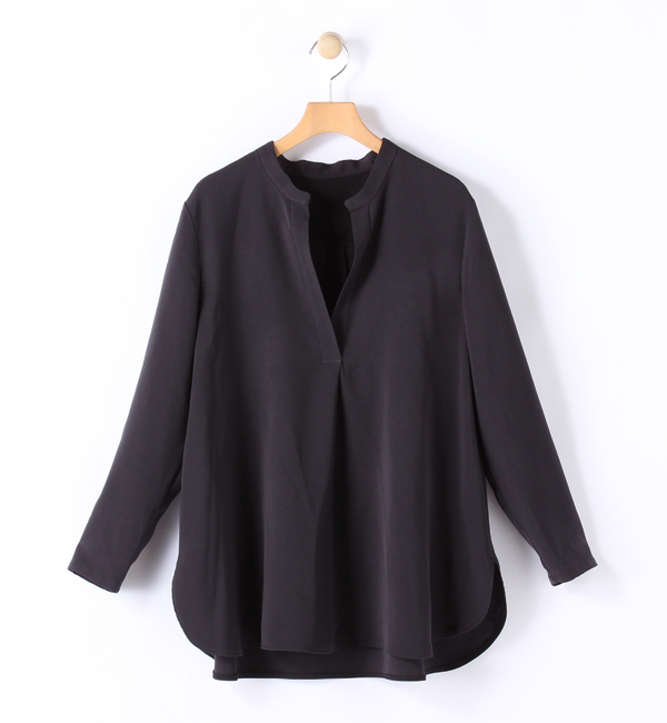 トリアセテート チュニックブラウス