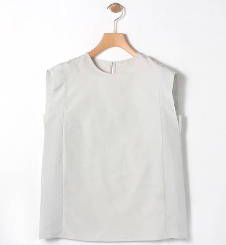 シルクコンビ スリーブレスブラウス