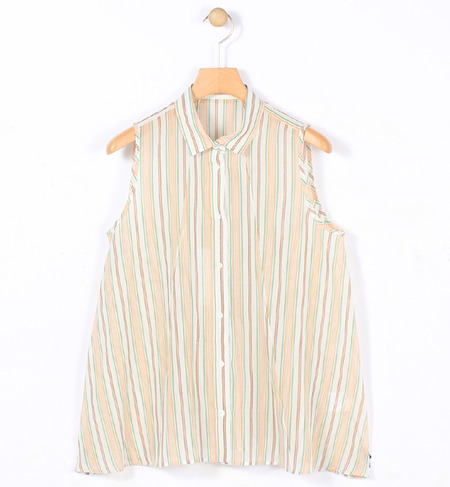 CHECK&STRIPE ノースリーブシャツ