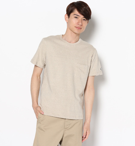 ヨーロッパリネンストレッチ ポケットTシャツ