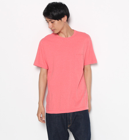 クルーネックポケットTシャツ