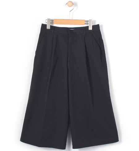 コットンツイル クロップドパンツ