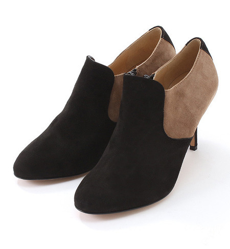CORSO ROMA 9 スエードコンビブーティ-