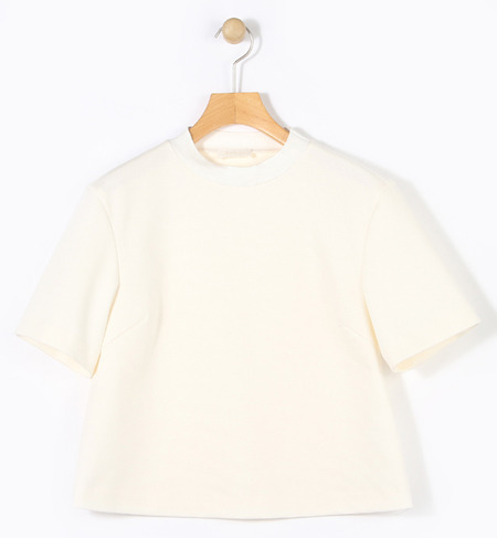 コットンミラノリブ ハイネックプルオーバー