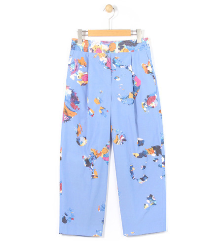 ペイントプリント ワイドパンツ