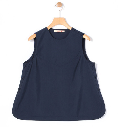 ポリエステルウール ノースリーブブラウス