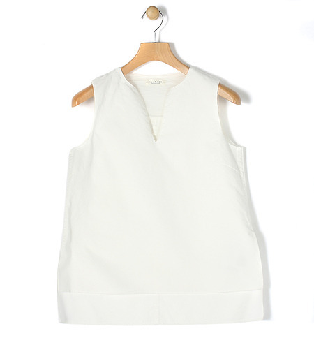 コットン ノースリーブプルオーバー