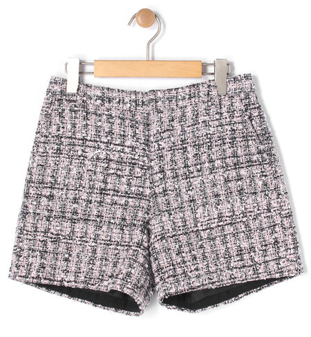 コットンナイロンツイード ショートパンツ