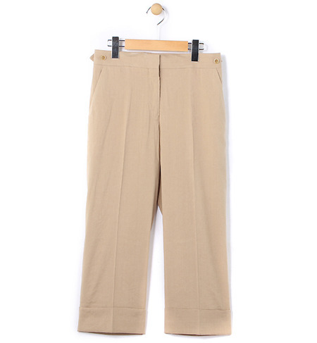 レーヨンリネン テーパードパンツ