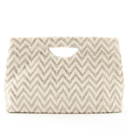 MOYNA ジグザグビーズバッグ