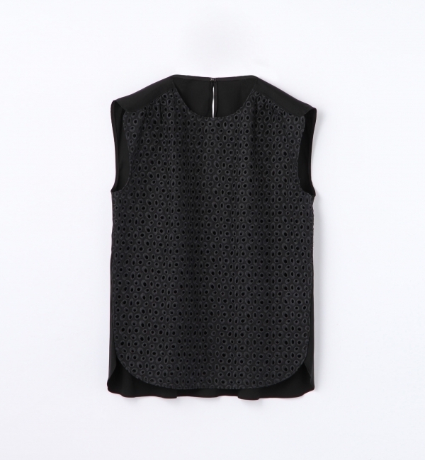 【トゥモローランド/TOMORROWLAND】 コットンエンブロイダリー ノースリーブブラウス [送料無料]