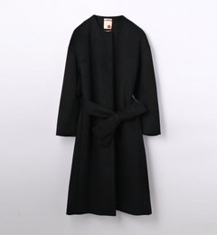 【トゥモローランド/TOMORROWLAND】 ウールカシミヤ ノーカラーコート [送料無料]