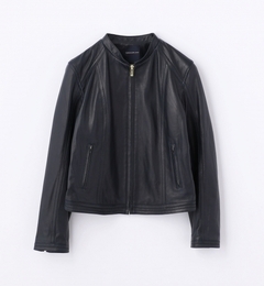 【トゥモローランド/TOMORROWLAND】 ラムレザー ジップアップブルゾン [送料無料]