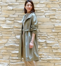 【トゥモローランド/TOMORROWLAND】 ナイロンポリエステルタフタ フーデッドコート [送料無料]