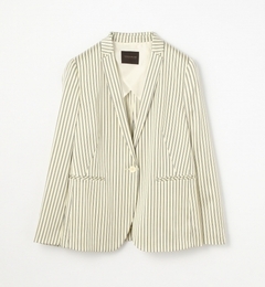 【トゥモローランド/TOMORROWLAND】 キュプラコットンストライプ テーラードジャケット [送料無料]