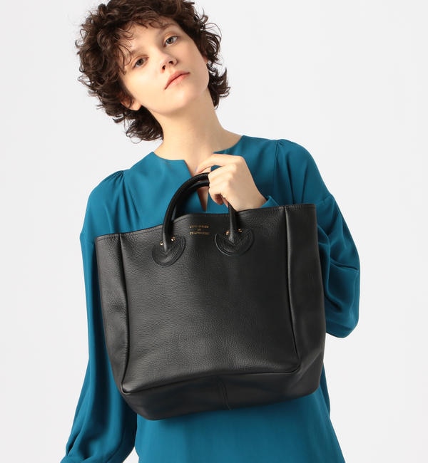 YOUNG＆OLSEN EMBOSSED LEATHER TOTE