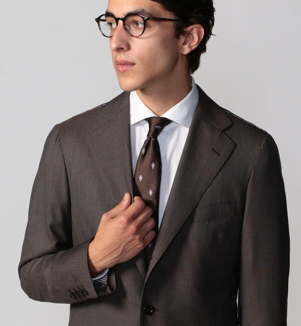 Super190'sウール 段返り3Bスーツ ERMENEGILDO ZEGNA 14MILMIL14 