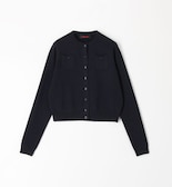 CABaN コットンカシミヤ クルーネックカーディガン