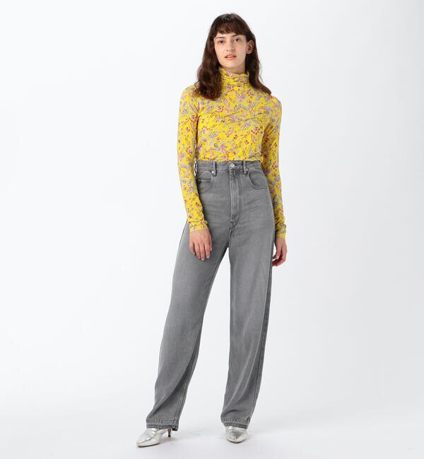 ISABEL MARANT ETOILE TILORSY デニムセミフレアパンツ