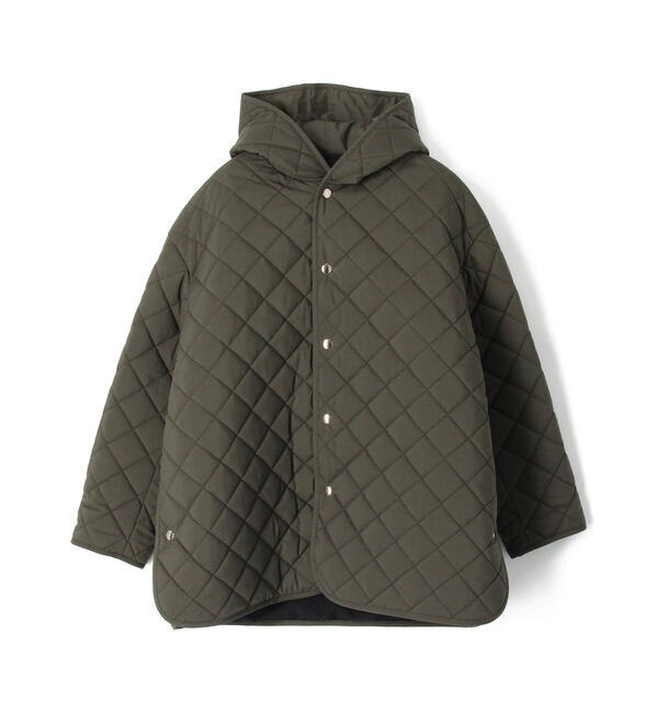 【別注】THE RERACS×Edition QUILTING COAT ポリエステルウール キルティングフードコート