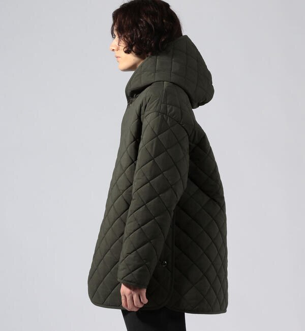 【別注】THE RERACS×Edition QUILTING COAT ポリエステルウール キルティングフードコート