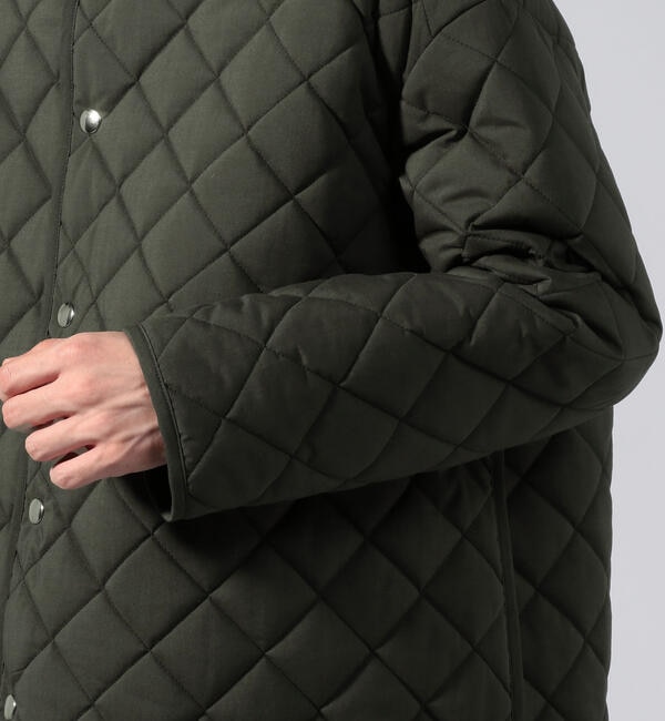 【別注】THE RERACS×Edition QUILTING COAT ポリエステルウール キルティングフードコート