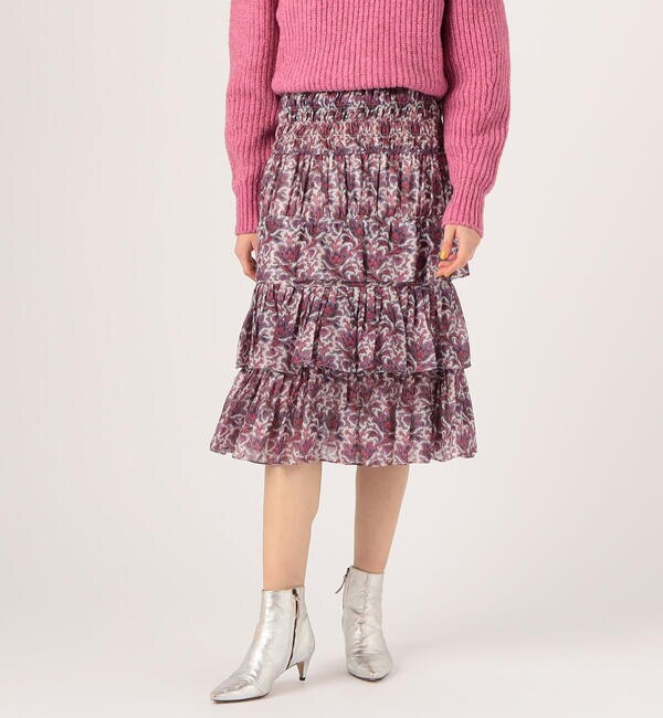 Isabel Marant レオパード design silk top set 一目惚れして購入 www