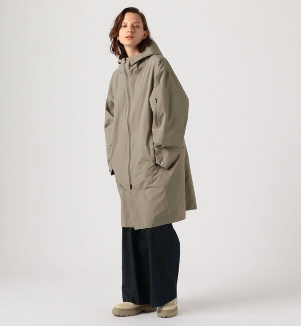 別注】DESCENTE PAUSE×TOMORROWLAND フーデットロングコート ...