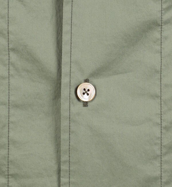 コットンポプリン ダブルポケットオープンカラーシャツ|TOMORROWLAND