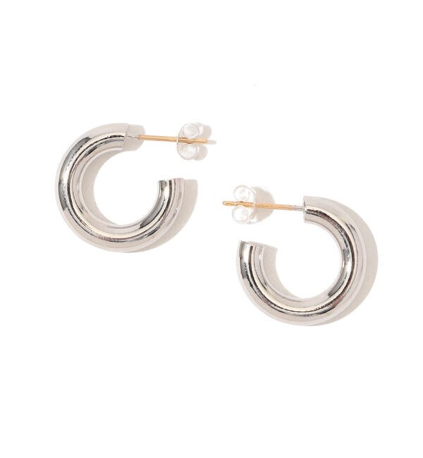 LAURA LOMBARDI Mini Hoops Platinum ピアス|TOMORROWLAND