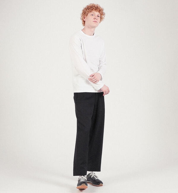 WOOL MOHAIR ELASTIC PANTS ウールモヘヤ エラスティックパンツ