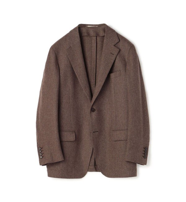 ウールカシミヤ シングルブレステッド2Bジャケット Ermenezild Zegna