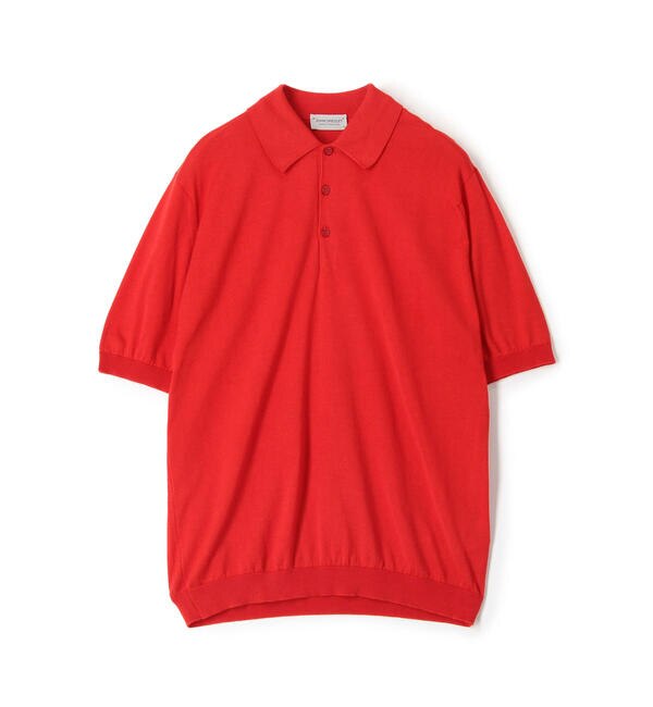【トゥモローランド/TOMORROWLAND】 JOHN SMEDLEY 30G コットン ニットポロシャツ Easy fit