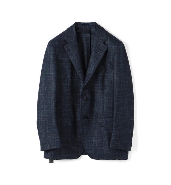 ウールシルクカシミヤ シングルブレステッド2Bジャケット Loro Piana