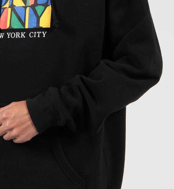 Only NY PLAZA HOODIE コットンポリエステル フーディー