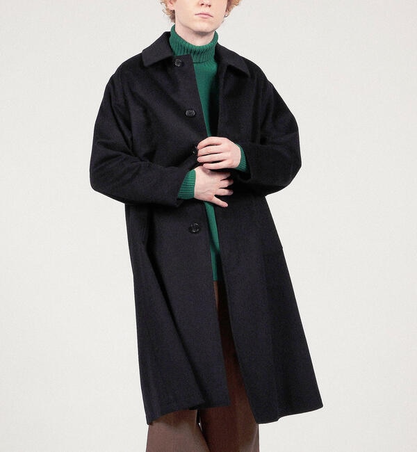 【ReZARD】 Wool Cashmere Stain Collar Coat