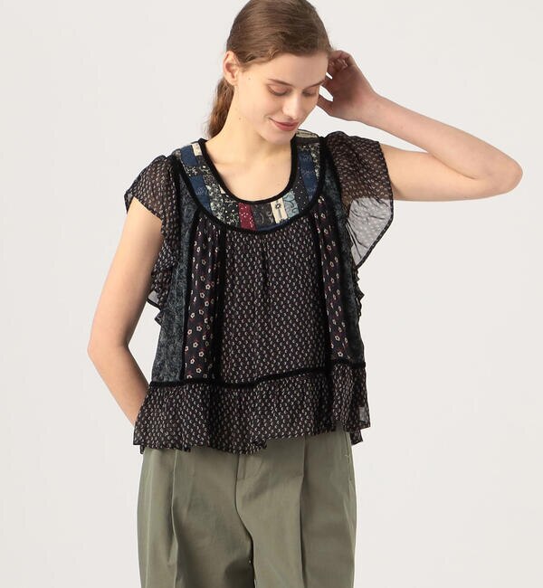 TOMORROWLAND BUYING WEAR】SEA NEW YORK Flutter Slv Tops ブラウス-