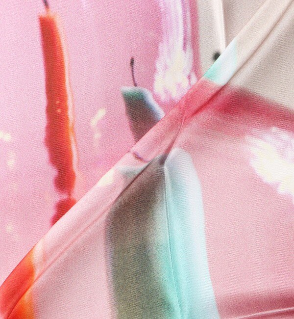 Temps des reves pink glass プリントスカーフ|TOMORROWLAND