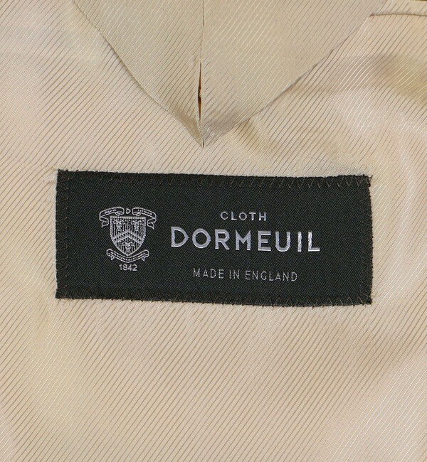 リネンウール ダブルブレステッド6Bスーツ Dormeuil Tumbled Linen