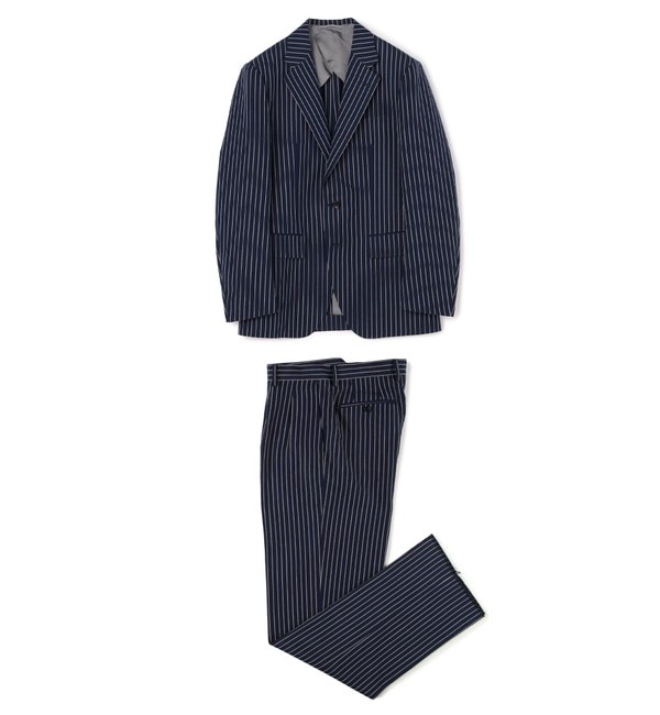 リネンウール シングルブレステッド2Bスーツ Dormeuil Tumbled Linen|TOMORROWLAND(トゥモローランド )の通販｜アイルミネ