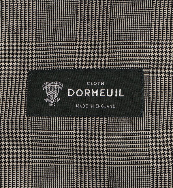 リネンウール ダブルブレステッド6Bジャケット Dormeuil Belfast