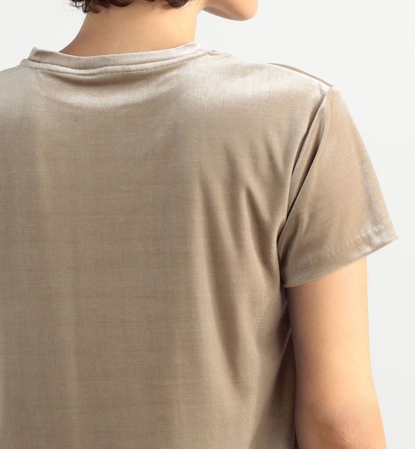【BACCA】inner piece ベロアジャージーTシャツ